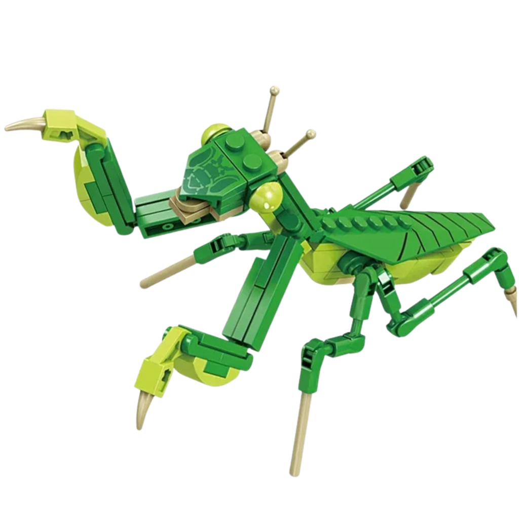 Mini Animal & Insect Building Blocks – Fly, Mantis, Ladybug, Grasshopper, Eagle & Bird | Creative Nature Brick Toy Set - Beyond Bricks