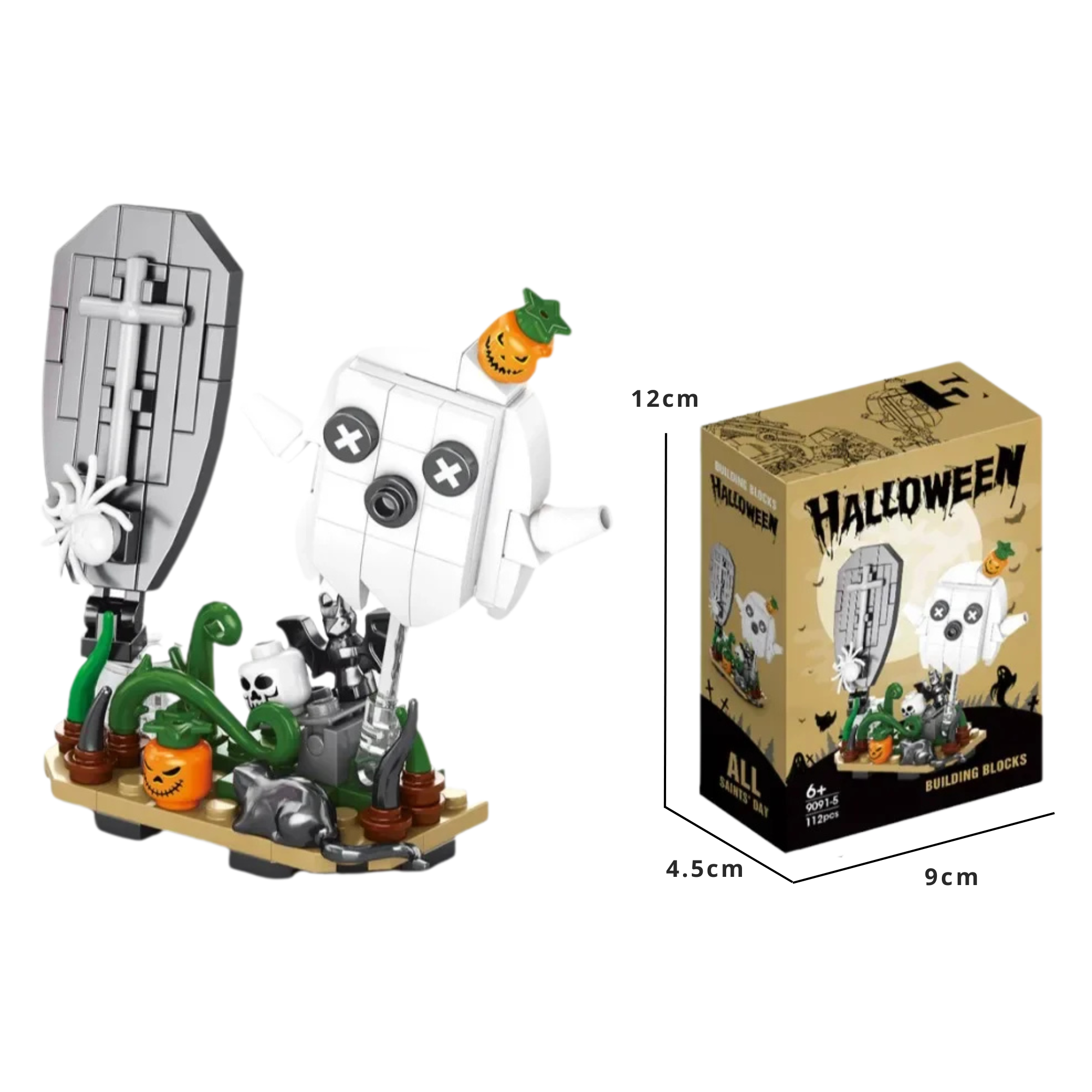 Mini Halloween Building Blocks – Haunted Houses, Pumpkins & Spooky Trains - Beyond Bricks