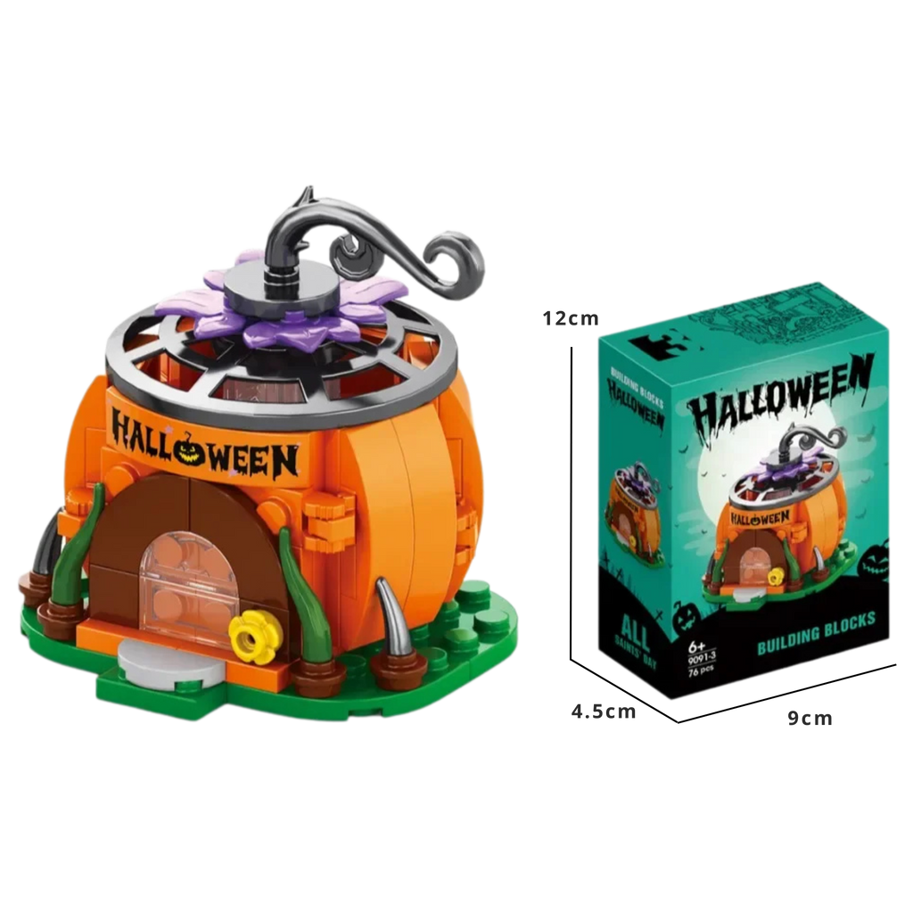 Mini Halloween Building Blocks – Haunted Houses, Pumpkins & Spooky Trains - Beyond Bricks
