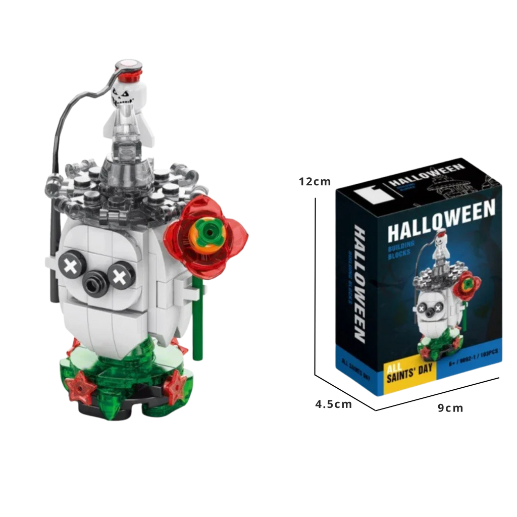 Mini Halloween Building Blocks – Haunted Houses, Pumpkins & Spooky Trains - Beyond Bricks