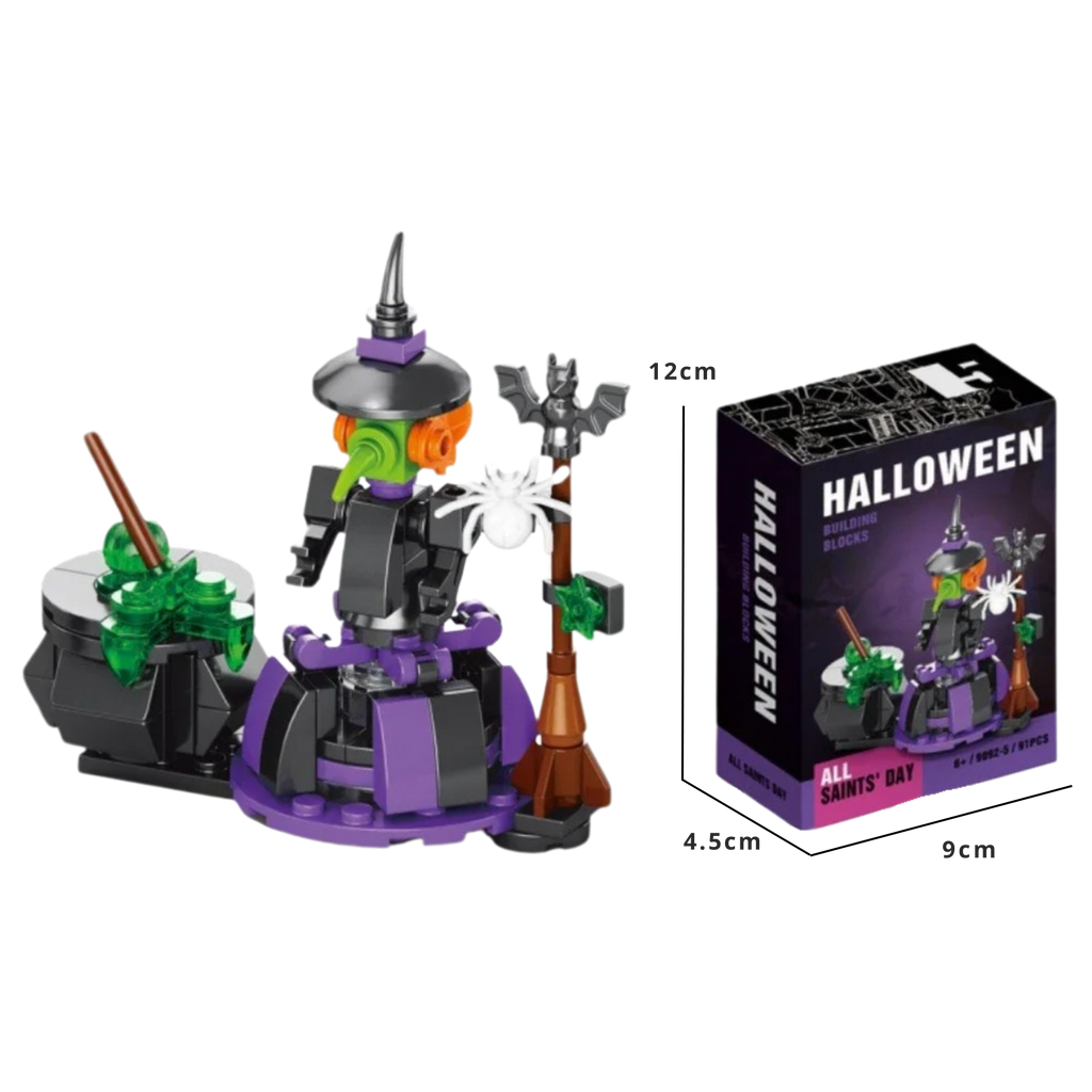Mini Halloween Building Blocks – Haunted Houses, Pumpkins & Spooky Trains - Beyond Bricks
