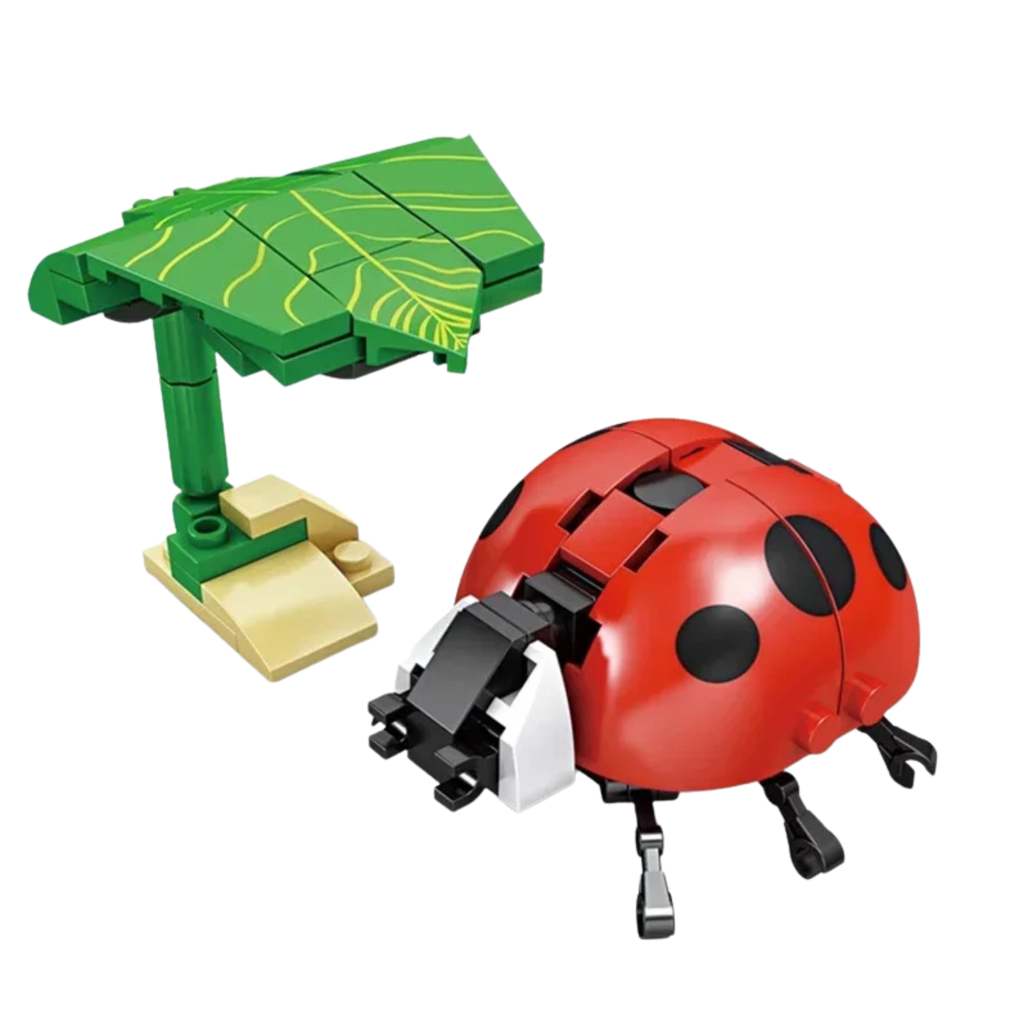 Mini Animal & Insect Building Blocks – Fly, Mantis, Ladybug, Grasshopper, Eagle & Bird | Creative Nature Brick Toy Set - Beyond Bricks