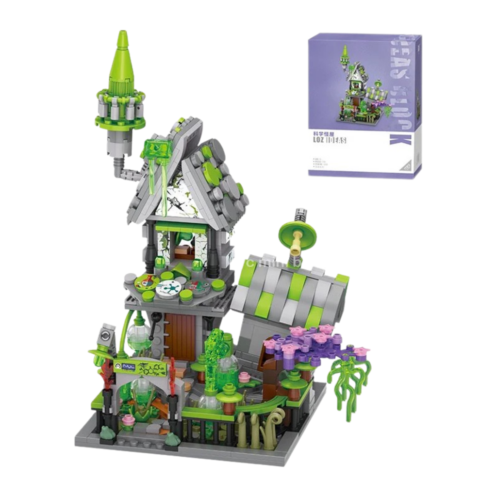Haunted House Halloween Building Blocks – Ghosts, Witches & Spooky Pumpkin Mansion - Beyond Bricks