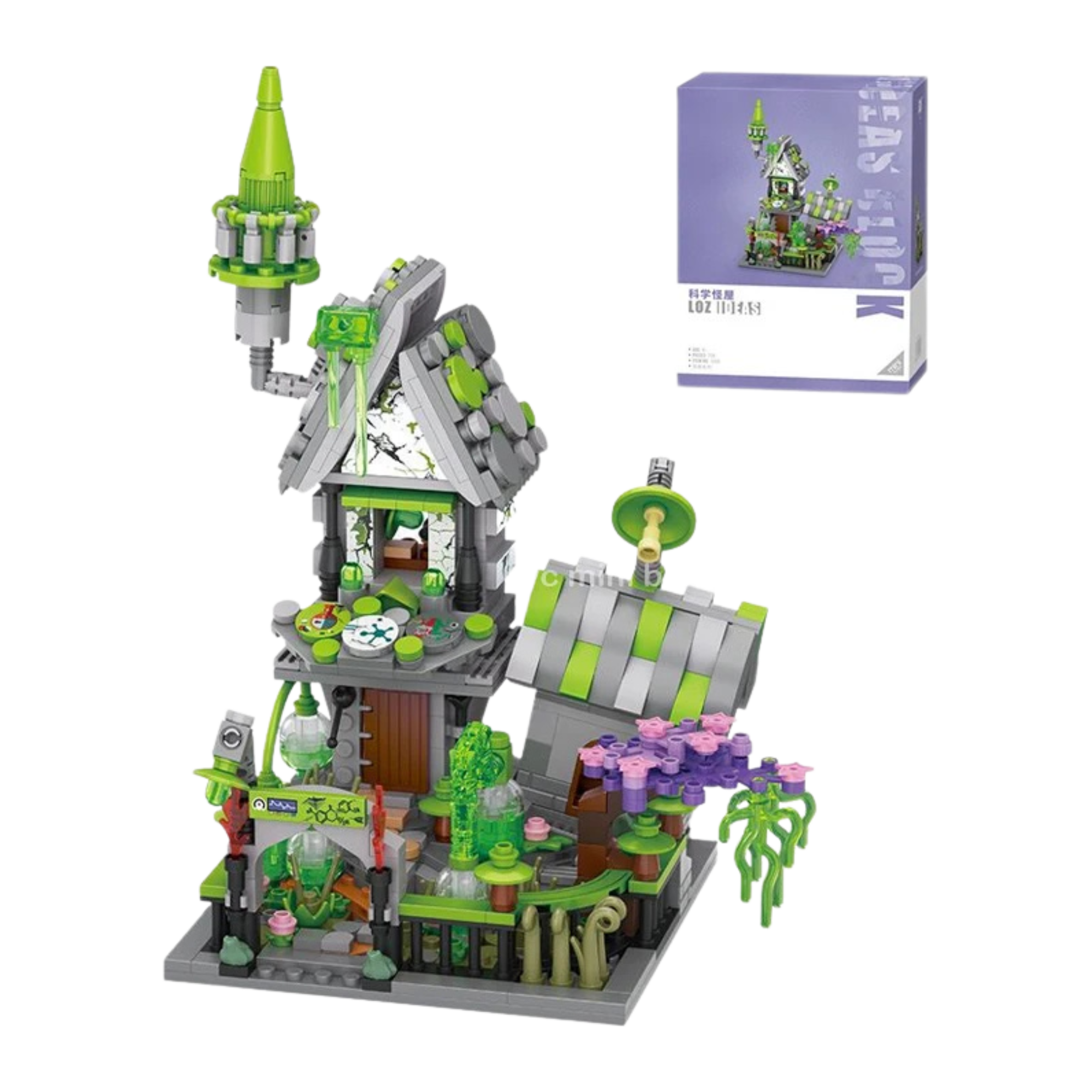 Haunted House Halloween Building Blocks – Ghosts, Witches & Spooky Pumpkin Mansion - Beyond Bricks