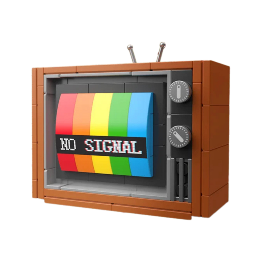 Retro Electrical Devices Building Block Set – Vintage TV, Computer, Walkman & Game Console Mini Bricks - Beyond Bricks