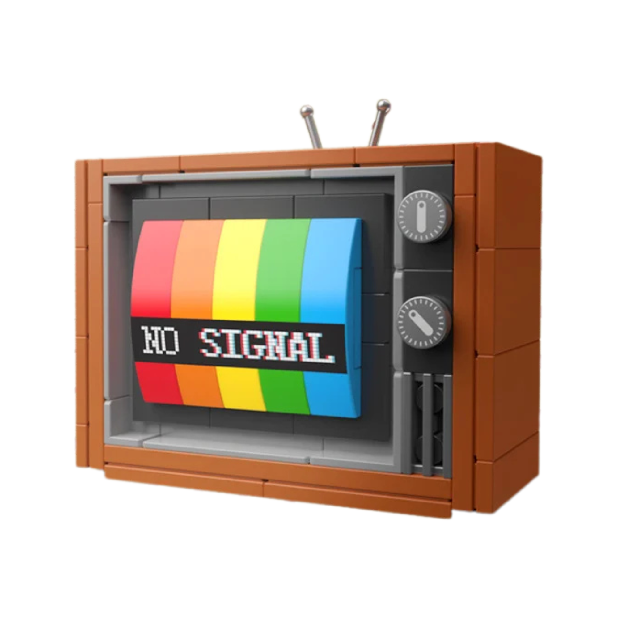 Retro Electrical Devices Building Block Set – Vintage TV, Computer, Walkman & Game Console Mini Bricks - Beyond Bricks